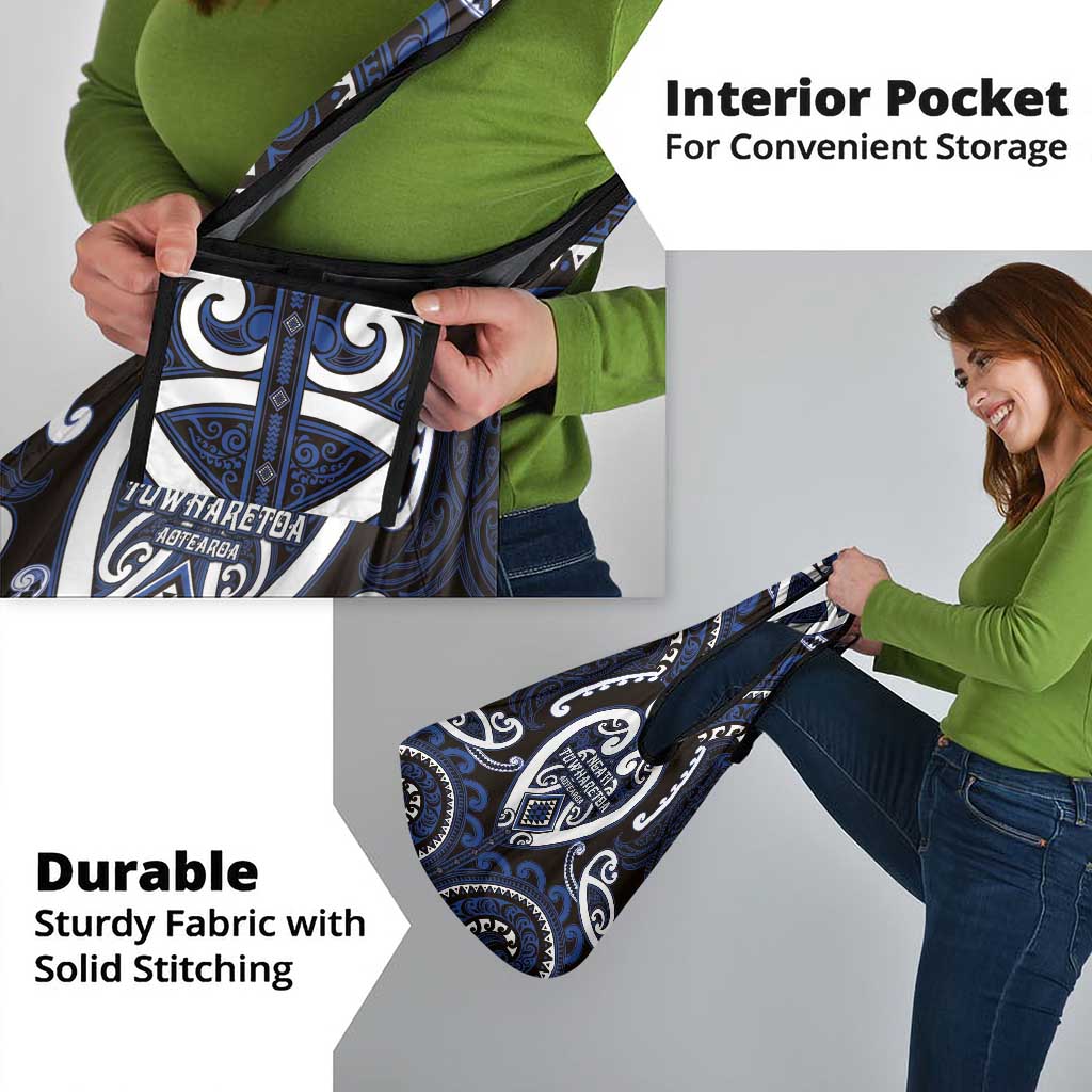 Aotearoa Ngati Tuwharetoa Grocery Bag Maori Tribal Pattern