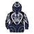 Custom Aotearoa Ngati Tuwharetoa Kid Hoodie Maori Tribal Pattern