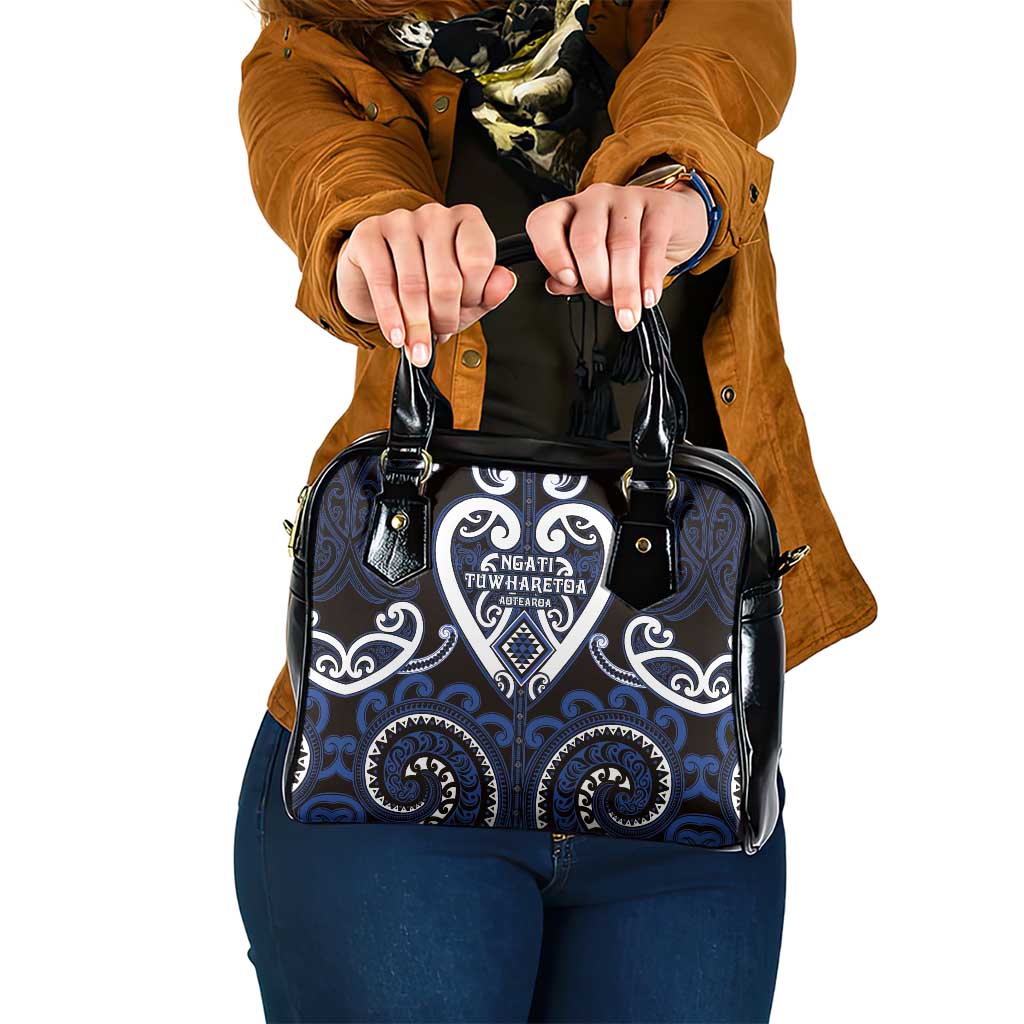 Aotearoa Ngati Tuwharetoa Shoulder Handbag Maori Tribal Pattern