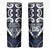 Custom Aotearoa Ngati Tuwharetoa Skinny Tumbler Maori Tribal Pattern