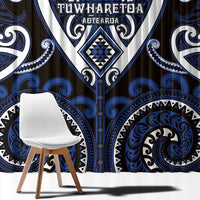 Aotearoa Ngati Tuwharetoa Window Curtain Maori Tribal Pattern