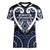 Custom Aotearoa Ngati Tuwharetoa Women V-Neck T-Shirt Maori Tribal Pattern
