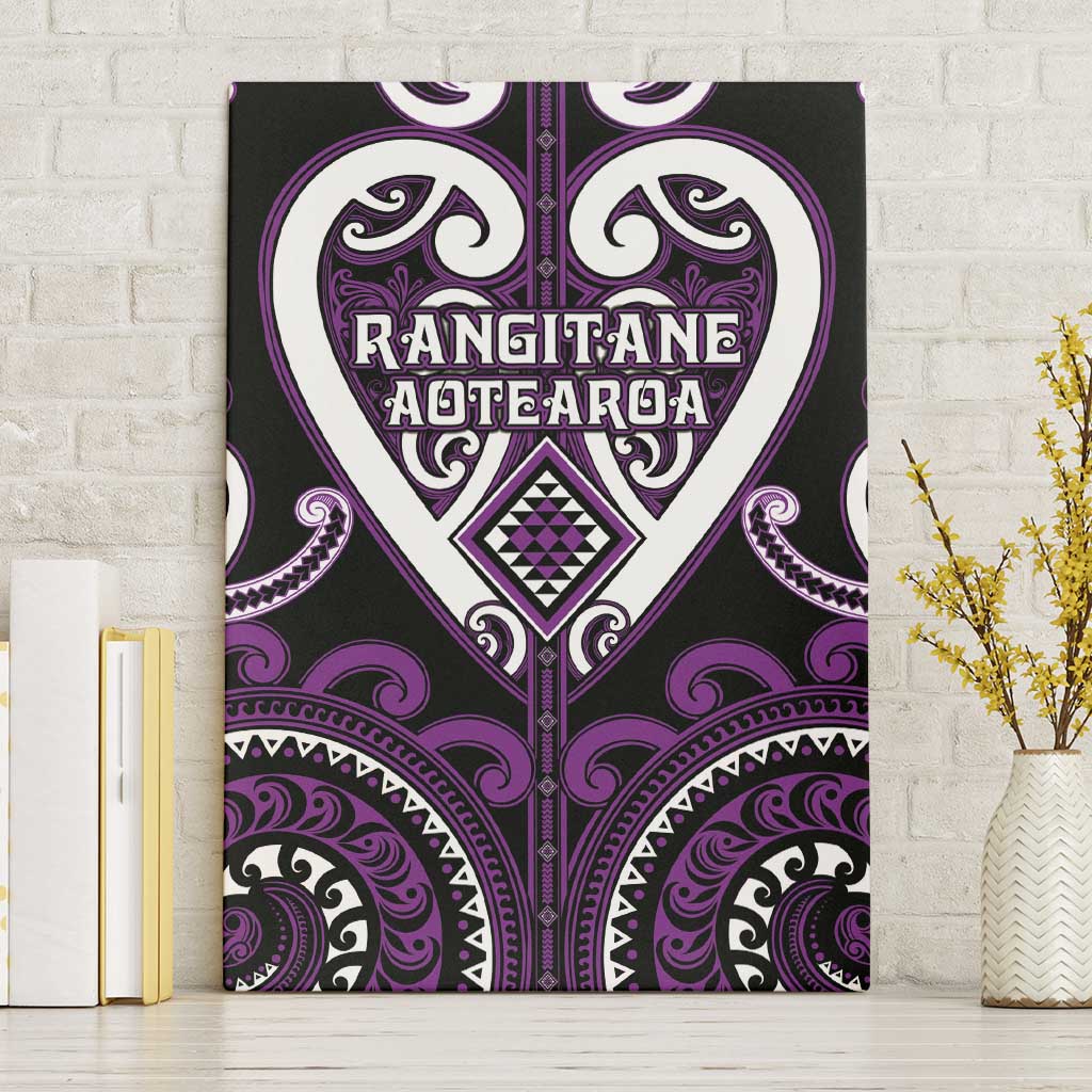 Aotearoa Rangitane Canvas Wall Art Maori Tribal Pattern
