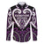 Custom Aotearoa Rangitane Family Matching Off The Shoulder Long Sleeve Dress and Hawaiian Shirt Maori Tribal Pattern