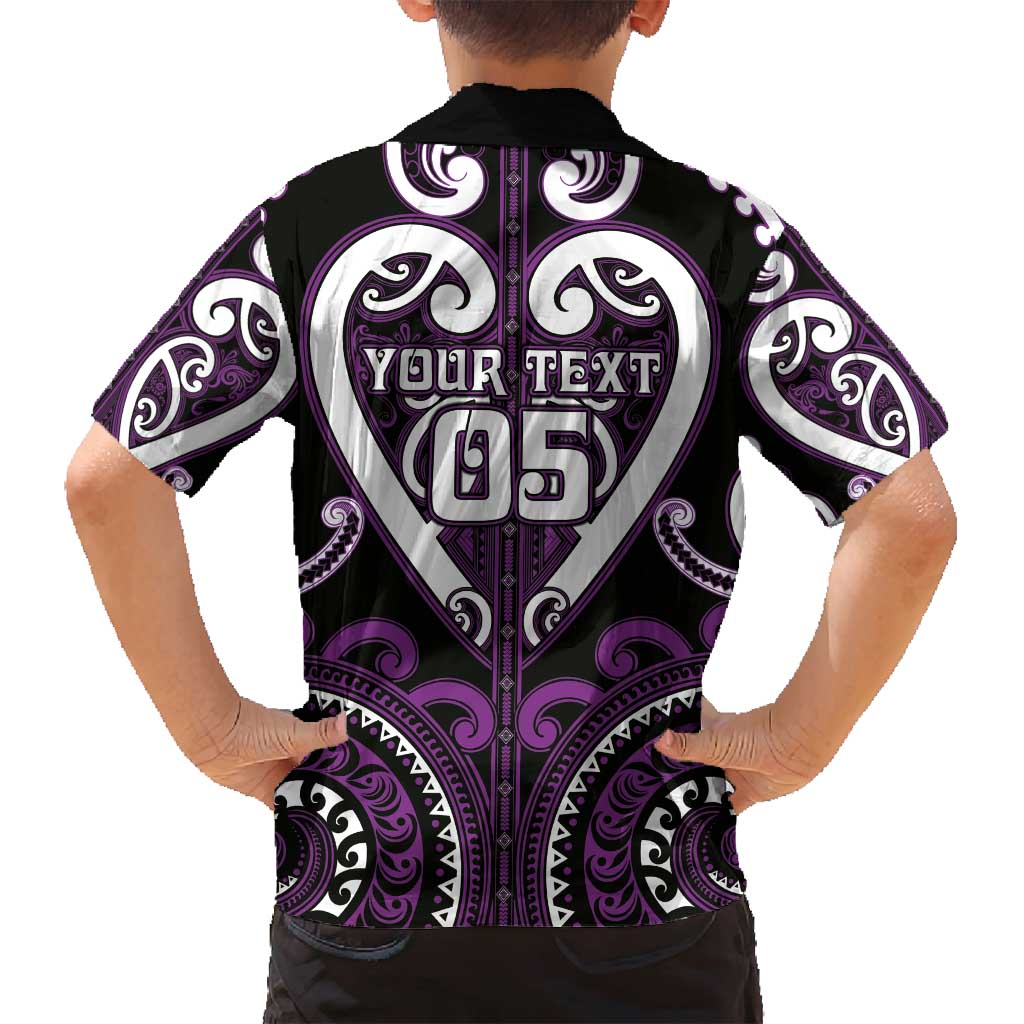 Custom Aotearoa Rangitane Family Matching Puletasi and Hawaiian Shirt Maori Tribal Pattern