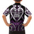 Custom Aotearoa Rangitane Family Matching Summer Maxi Dress and Hawaiian Shirt Maori Tribal Pattern