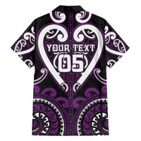 Custom Aotearoa Rangitane Family Matching Summer Maxi Dress and Hawaiian Shirt Maori Tribal Pattern