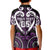 Custom Aotearoa Rangitane Kid Polo Shirt Maori Tribal Pattern