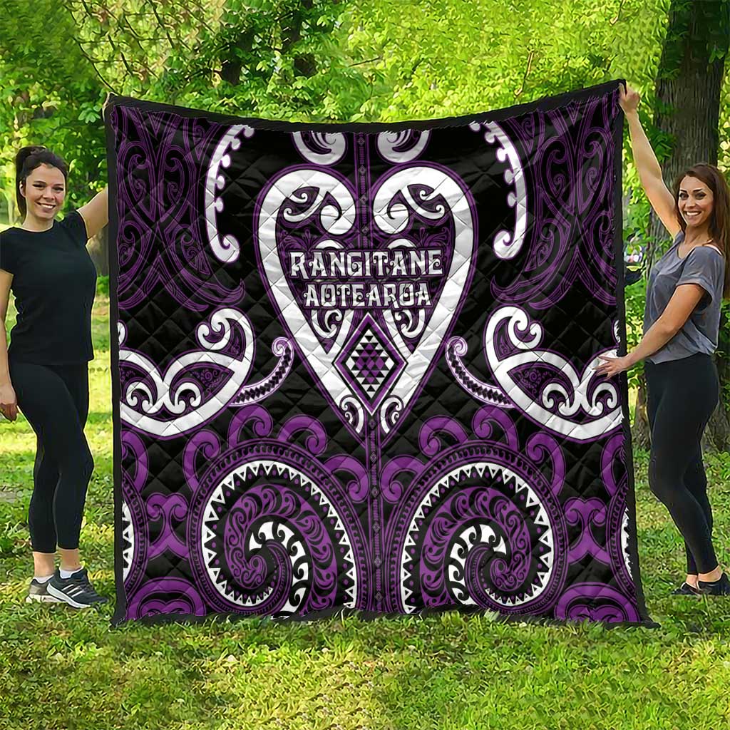 Aotearoa Rangitane Quilt Maori Tribal Pattern