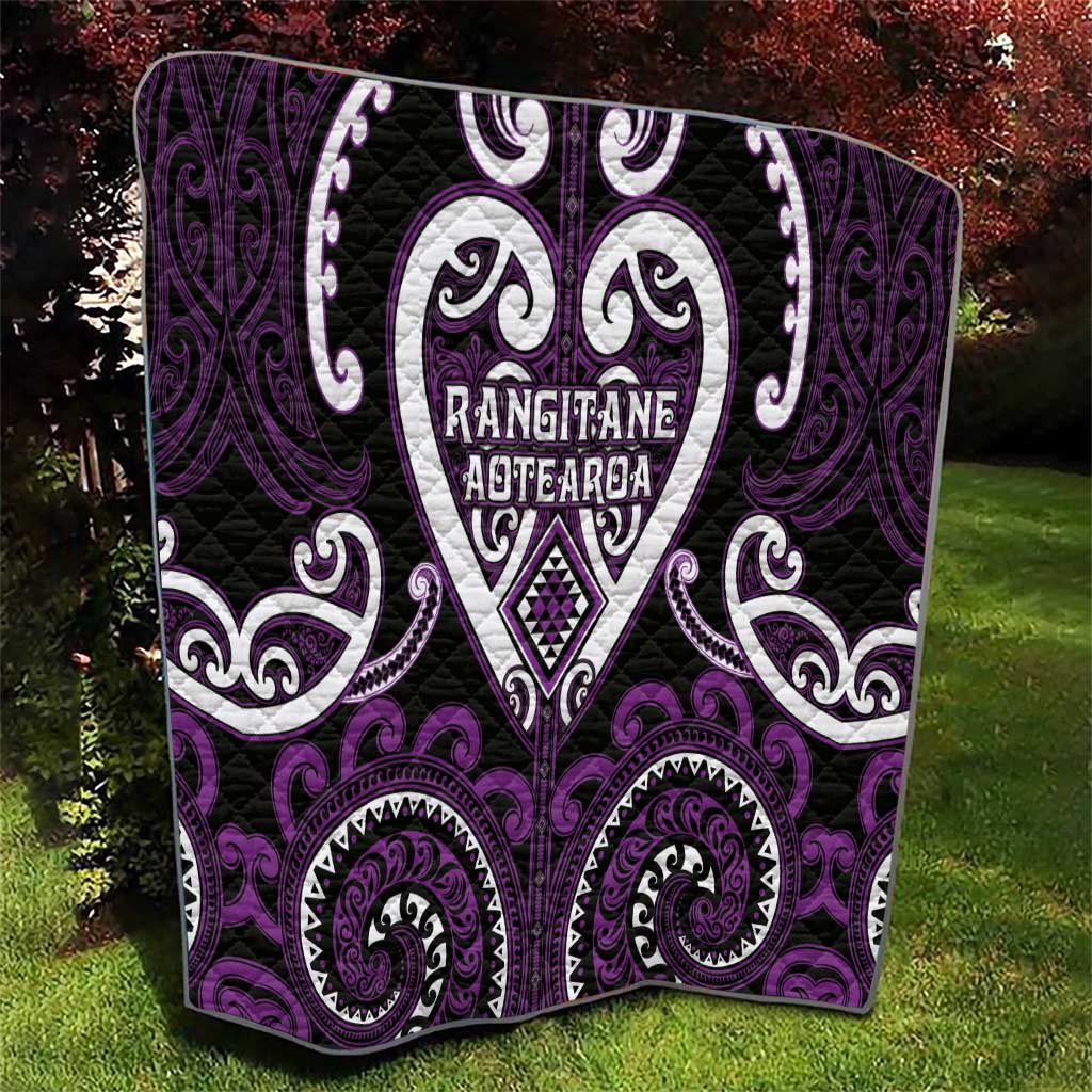 Aotearoa Rangitane Quilt Maori Tribal Pattern