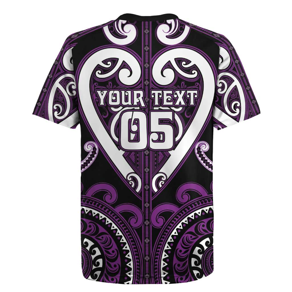 Custom Aotearoa Rangitane Rugby Jersey Maori Tribal Pattern