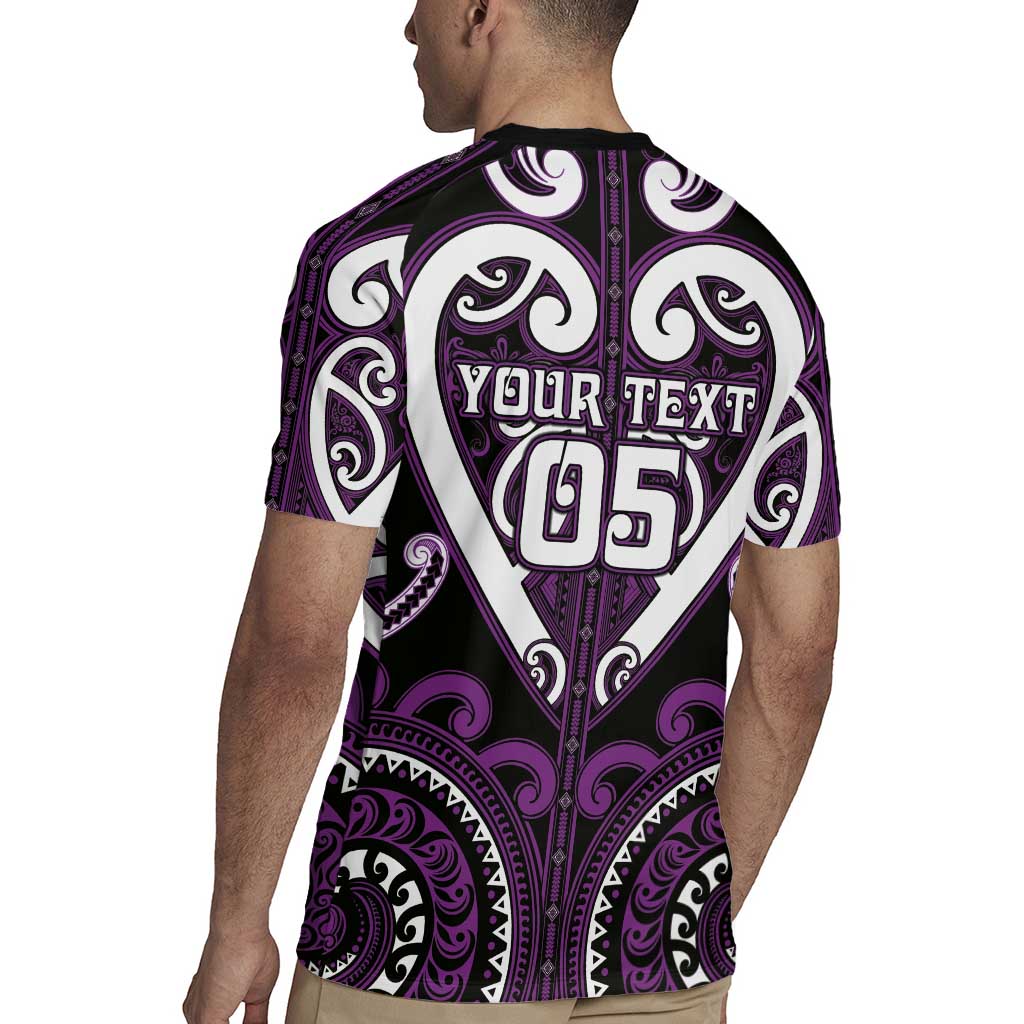 Custom Aotearoa Rangitane Rugby Jersey Maori Tribal Pattern