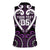 Custom Aotearoa Rangitane Women Sleeveless Polo Shirt Maori Tribal Pattern