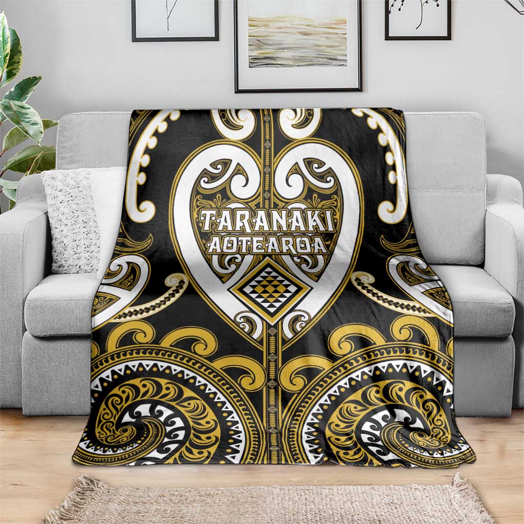 Aotearoa Taranaki Blanket Maori Tribal Pattern