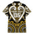 Custom Aotearoa Taranaki Family Matching Off The Shoulder Long Sleeve Dress and Hawaiian Shirt Maori Tribal Pattern