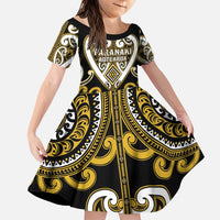 Custom Aotearoa Taranaki Family Matching Puletasi and Hawaiian Shirt Maori Tribal Pattern
