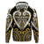 Custom Aotearoa Taranaki Hoodie Maori Tribal Pattern