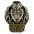 Custom Aotearoa Taranaki Hoodie Maori Tribal Pattern