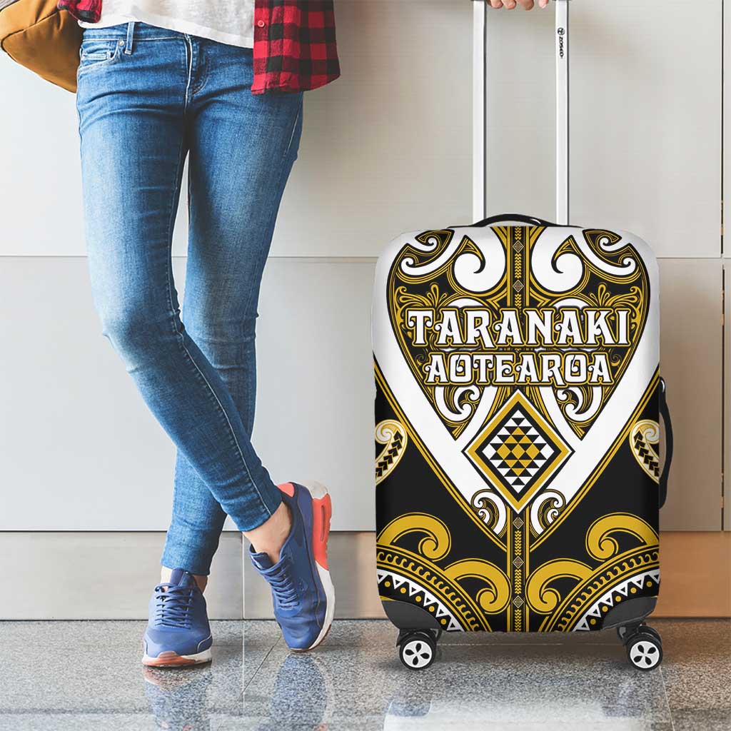 Aotearoa Taranaki Luggage Cover Maori Tribal Pattern LT05 - Polynesian Pride