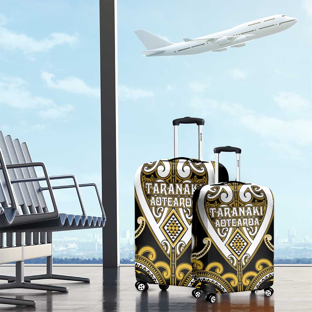 Aotearoa Taranaki Luggage Cover Maori Tribal Pattern LT05 - Polynesian Pride