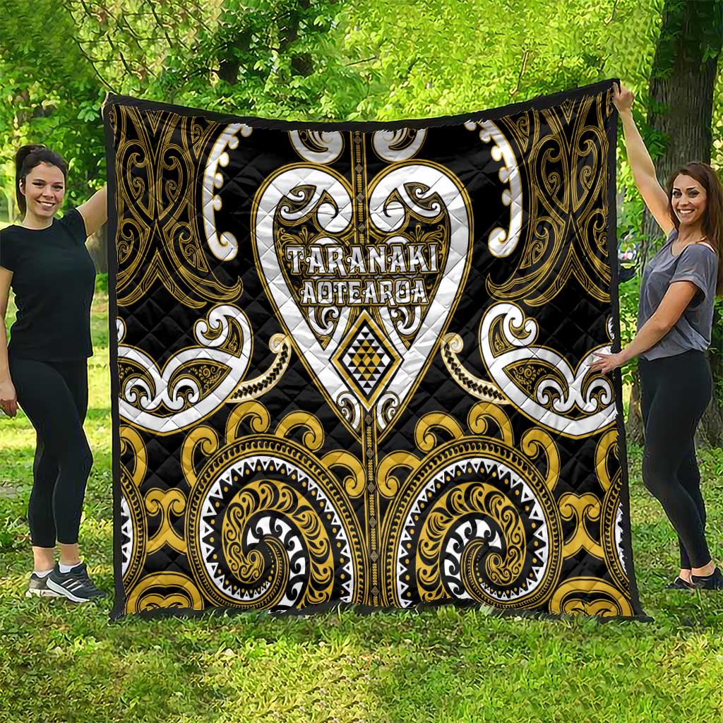 Aotearoa Taranaki Quilt Maori Tribal Pattern