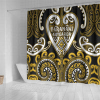 Aotearoa Taranaki Shower Curtain Maori Tribal Pattern