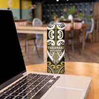 Custom Aotearoa Taranaki Skinny Tumbler Maori Tribal Pattern