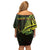 Personalised Fiji Lovoni Day Family Matching Off Shoulder Short Dress and Hawaiian Shirt 154th Years