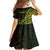 Personalised Fiji Lovoni Day Family Matching Short Sleeve Bodycon Dress and Hawaiian Shirt 154th Years