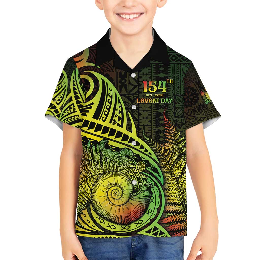 Personalised Fiji Lovoni Day Family Matching Summer Maxi Dress and Hawaiian Shirt 154th Years