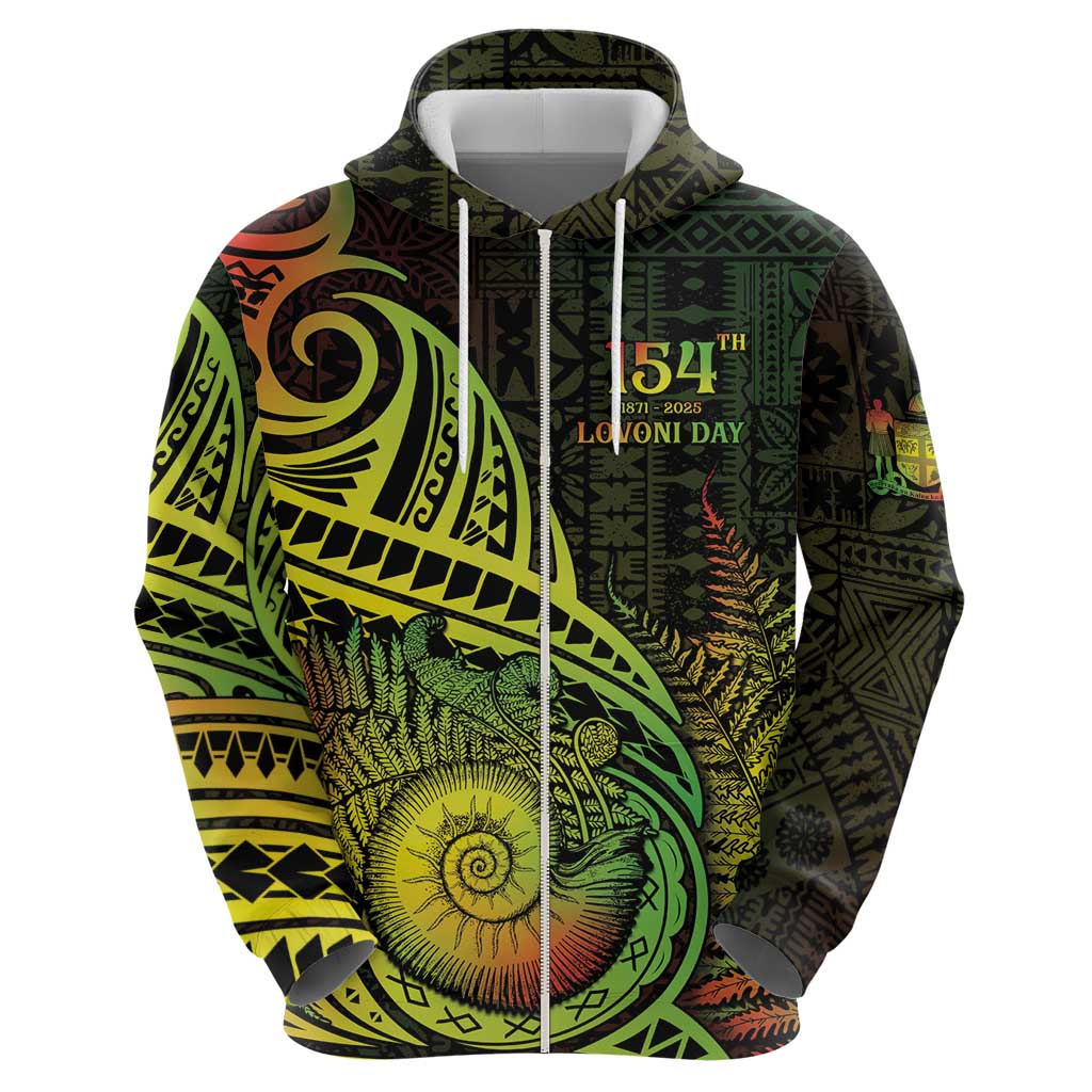 Personalised Fiji Lovoni Day Hoodie 154th Years