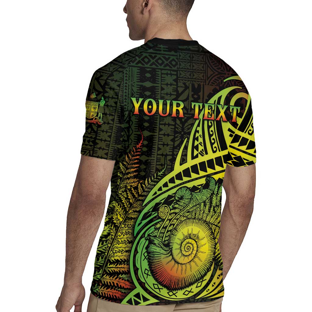 Personalised Fiji Lovoni Day Rugby Jersey 154th Years