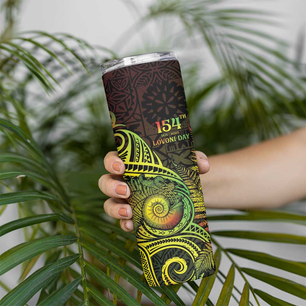 Personalised Fiji Lovoni Day Skinny Tumbler 154th Years