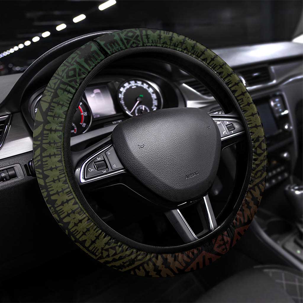 Fiji Lovoni Day Steering Wheel Cover 154th Years LT05 Universal Fit Reggae - Polynesian Pride