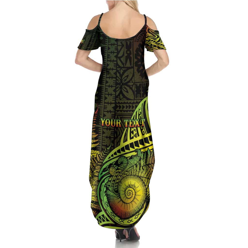 Personalised Fiji Lovoni Day Summer Maxi Dress 154th Years