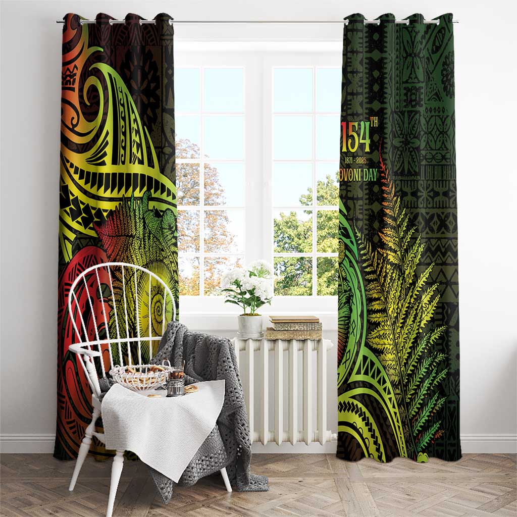 Fiji Lovoni Day Window Curtain 154th Years
