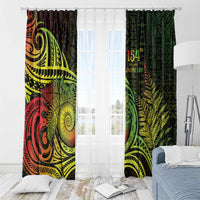 Fiji Lovoni Day Window Curtain 154th Years
