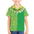 Fiji Lovoni Family Matching Summer Maxi Dress and Hawaiian Shirt Fijian Tapa Salusalu Green Glitter