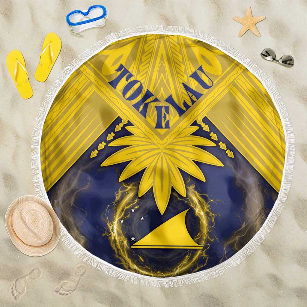 Tokelau Tokehega Day Beach Blanket National Badge Special Style LT05 One Size 150cm Yellow - Polynesian Pride