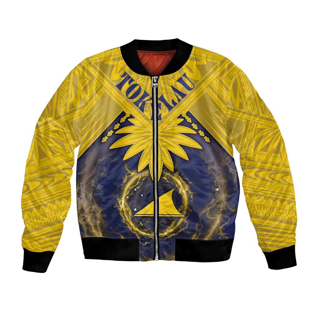 Tokelau Tokehega Day Bomber Jacket National Badge Special Style - Polynesian Pride