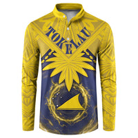 Tokelau Tokehega Day Button Sweatshirt National Badge Special Style - Polynesian Pride