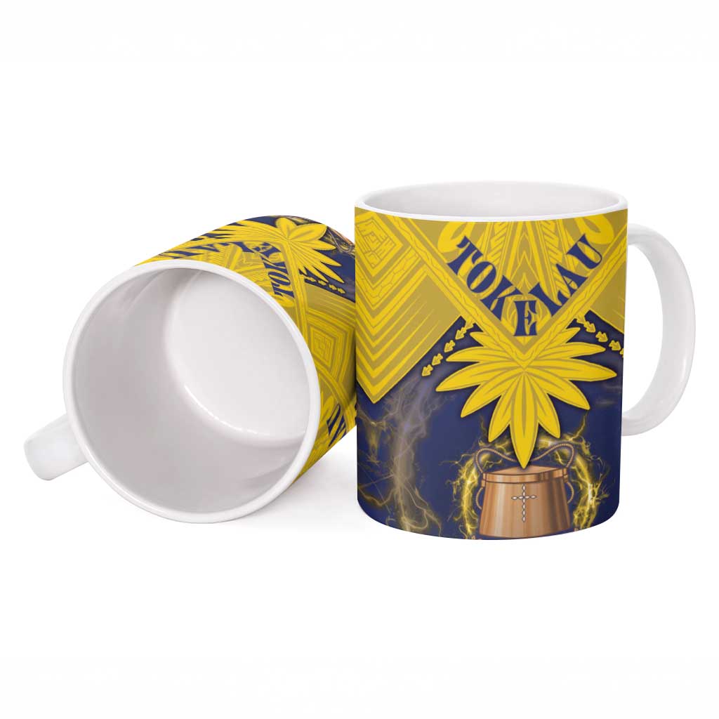 Tokelau Tokehega Day Ceramic Mug National Badge Special Style - Polynesian Pride