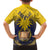 Tokelau Tokehega Day Family Matching Off Shoulder Short Dress and Hawaiian Shirt National Badge Special Style - Polynesian Pride