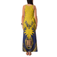 Tokelau Tokehega Day Family Matching Tank Maxi Dress and Hawaiian Shirt National Badge Special Style - Polynesian Pride