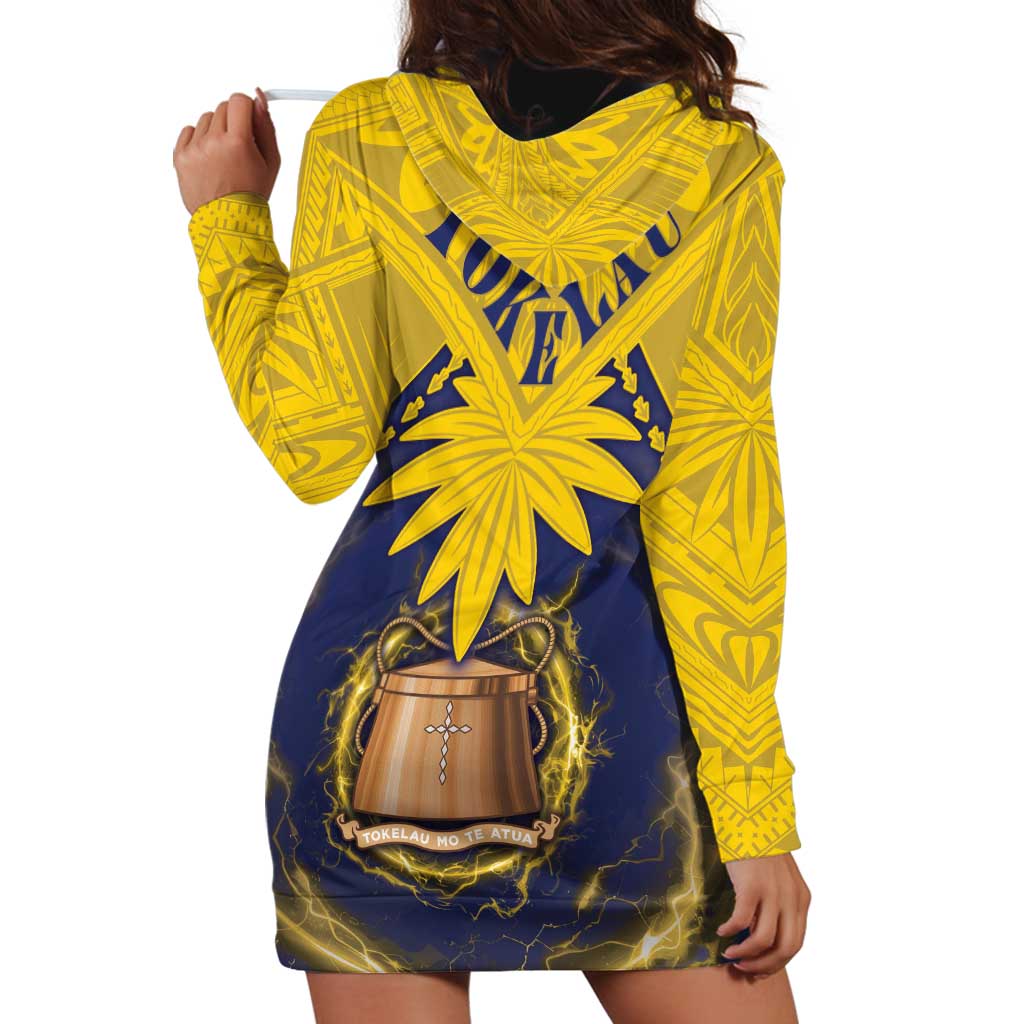 Tokelau Tokehega Day Hoodie Dress National Badge Special Style - Polynesian Pride