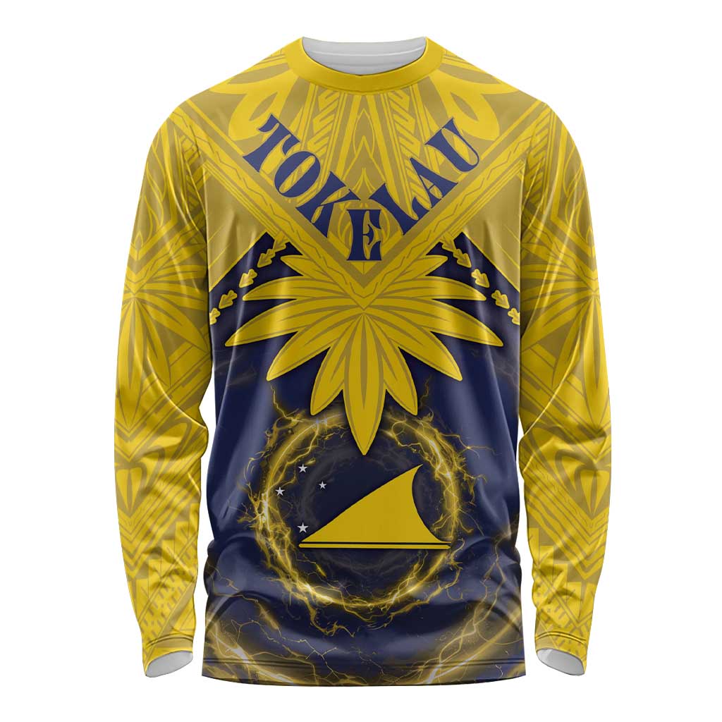 Tokelau Tokehega Day Long Sleeve Shirt National Badge Special Style - Polynesian Pride