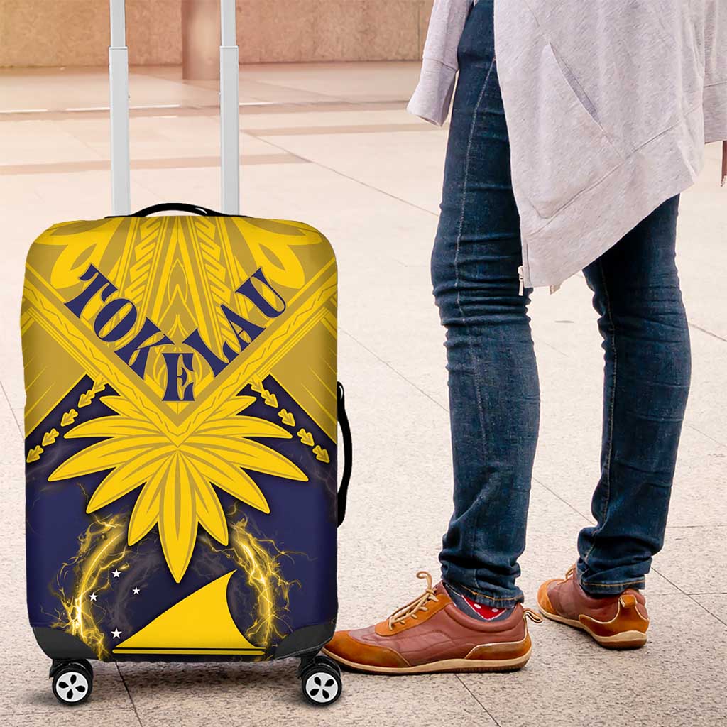 Tokelau Tokehega Day Luggage Cover National Badge Special Style LT05 Yellow - Polynesian Pride