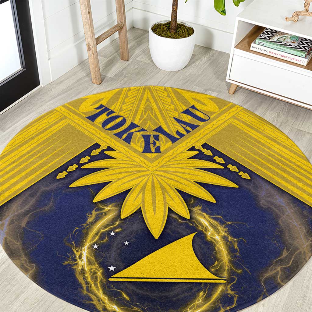 Tokelau Tokehega Day Round Carpet National Badge Special Style - Polynesian Pride