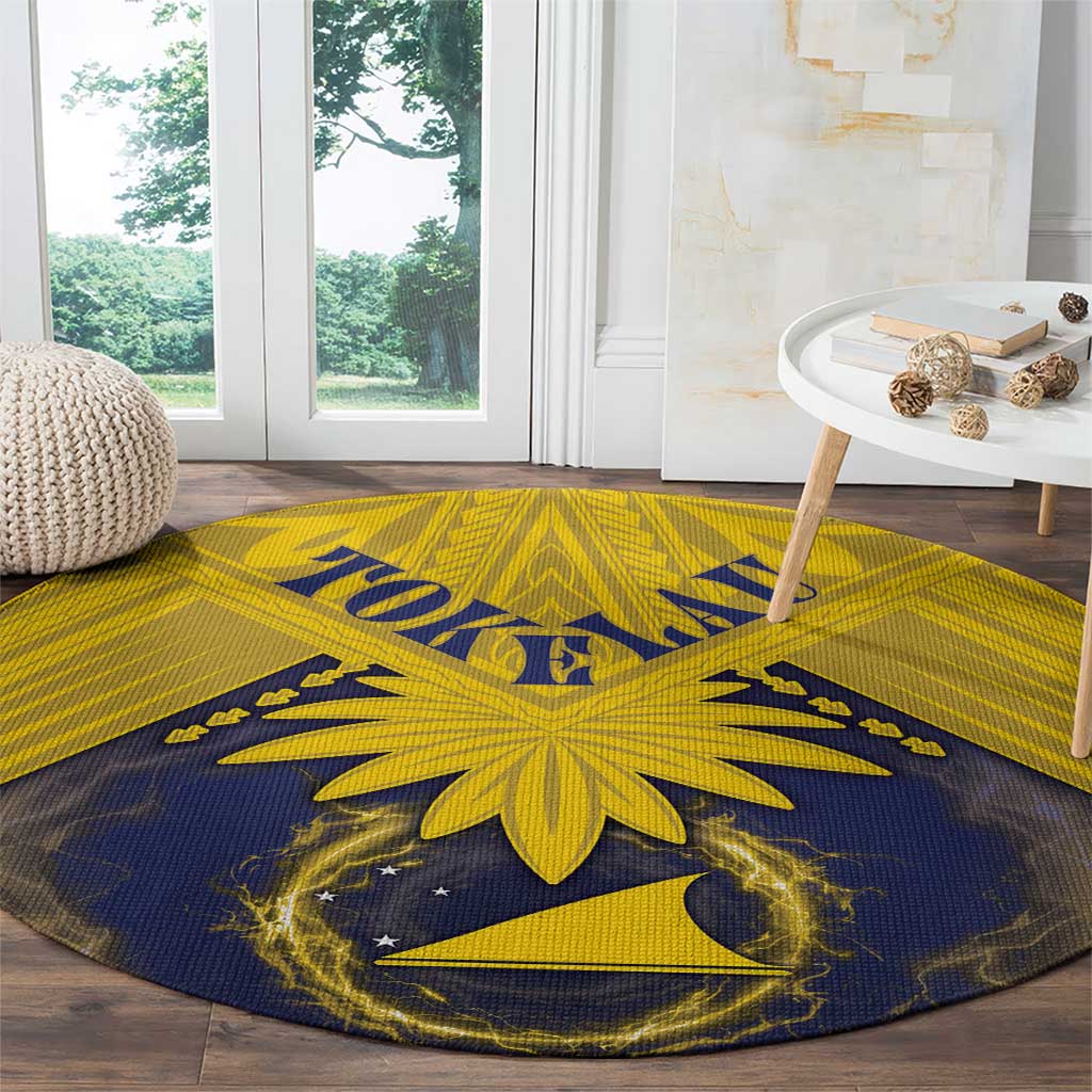 Tokelau Tokehega Day Round Carpet National Badge Special Style - Polynesian Pride