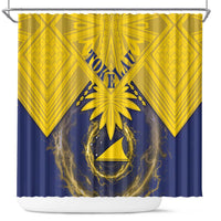 Tokelau Tokehega Day Shower Curtain National Badge Special Style - Polynesian Pride